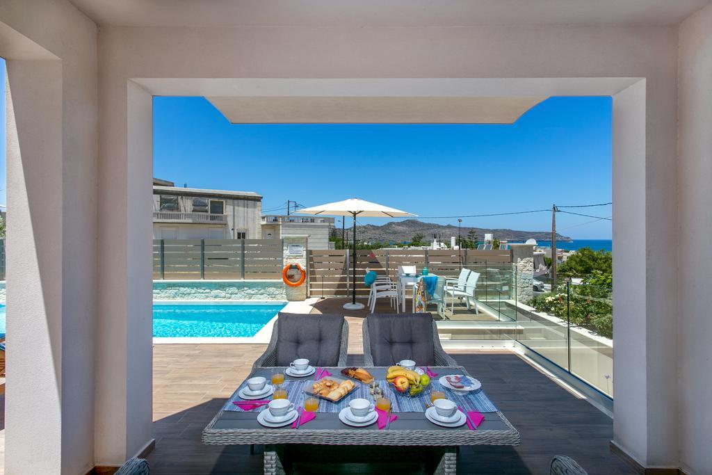 Superior Villa Marina Mare Sauna Hammam Nea Kydonia  ภายนอก รูปภาพ