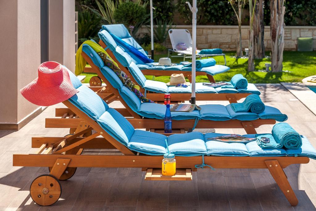 Superior Villa Marina Mare Sauna Hammam Nea Kydonia  ภายนอก รูปภาพ