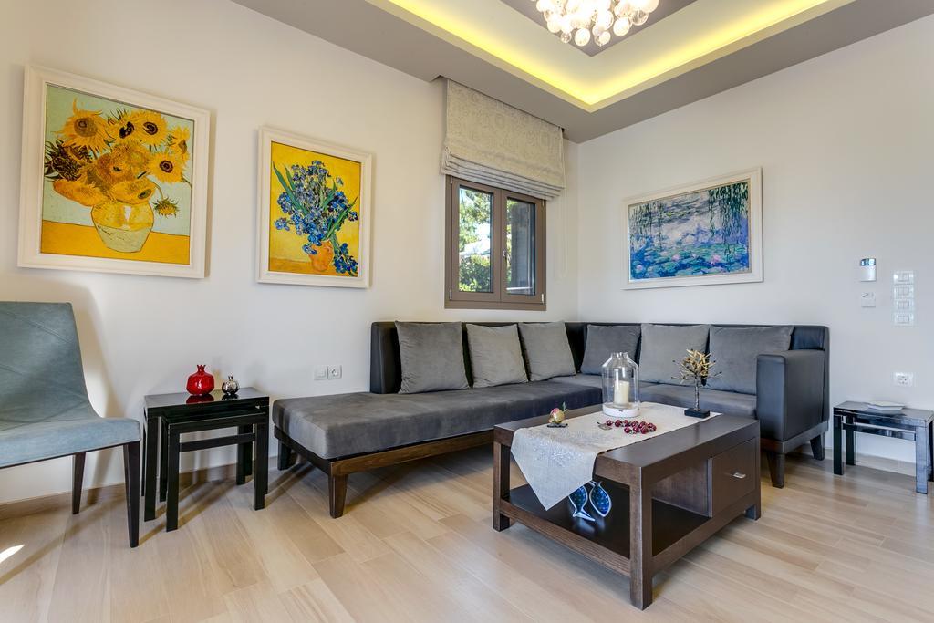 Superior Villa Marina Mare Sauna Hammam Nea Kydonia  ภายนอก รูปภาพ