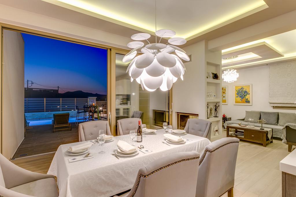 Superior Villa Marina Mare Sauna Hammam Nea Kydonia  ภายนอก รูปภาพ
