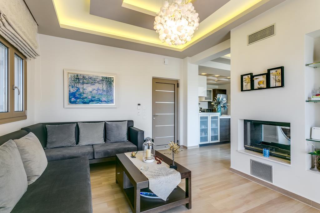 Superior Villa Marina Mare Sauna Hammam Nea Kydonia  ภายนอก รูปภาพ
