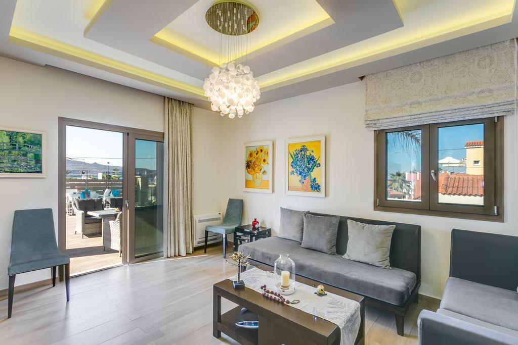 Superior Villa Marina Mare Sauna Hammam Nea Kydonia  ภายนอก รูปภาพ